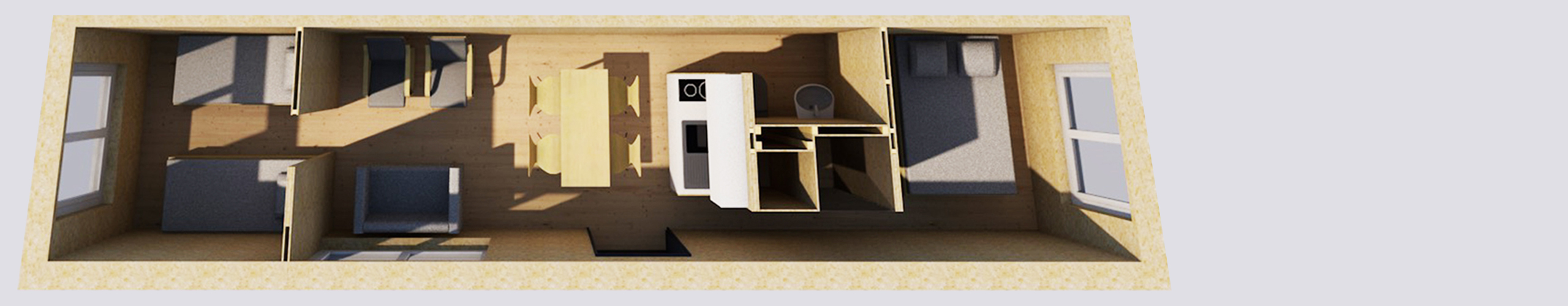 La construction en bois est flexible