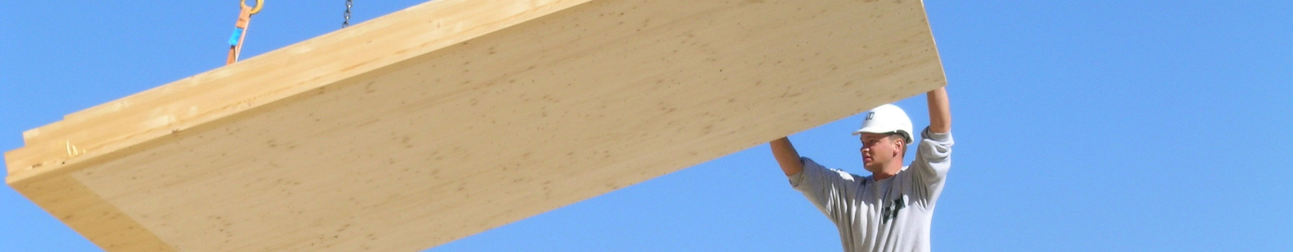 La construction en bois est rapide